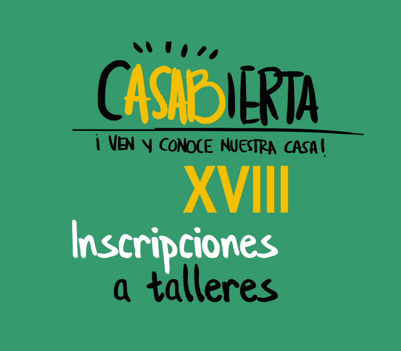 Imagen publicación: Inscripciones abiertas para los talleres de Casabierta 2019