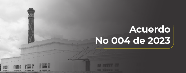 Acuerdo No 004 de 2023