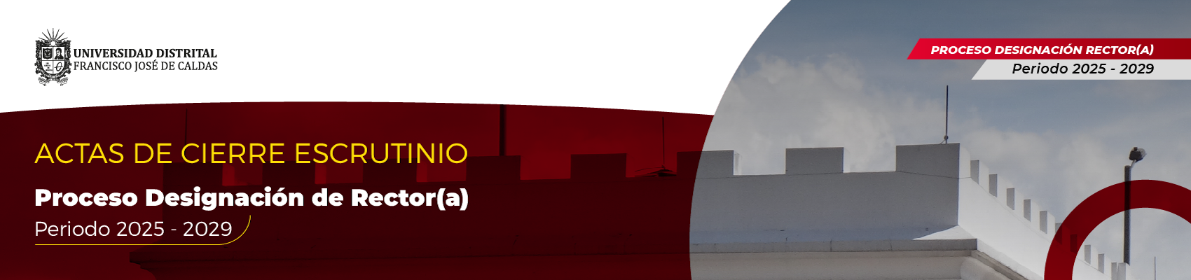 Acta escrutinios Rectoría